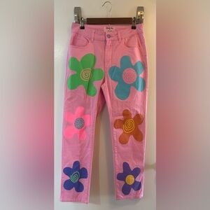 Dolls Kill hippie flower pants